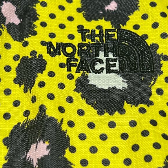 The North Face Hooded Penelope Jacket Blazing Yellow Leopard Womens Size Small - Picture 9 of 11
